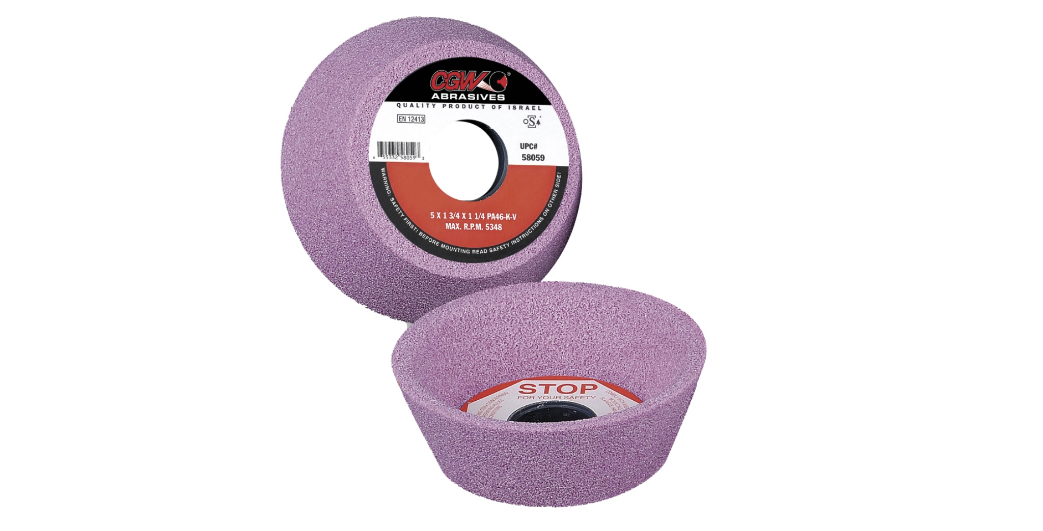 Picture of CGW "Camel" Abrasive 4X2X20mm T6 Wa80-J-Vd Wheel Vit Tool & Cutter